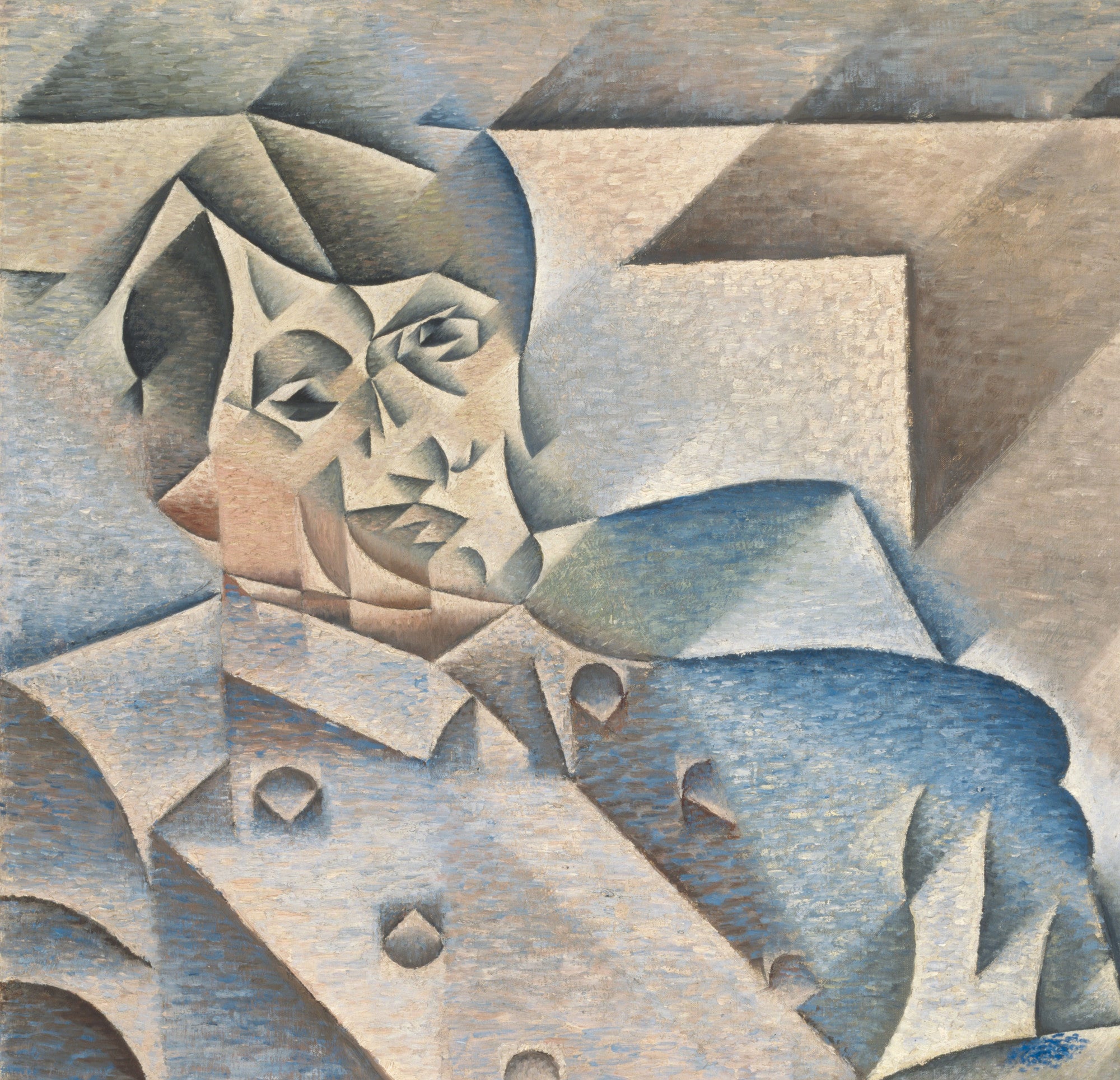 Juan Gris Crystal Cubism Fine Art Print, Portrait of Pablo Picasso