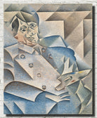 Juan Gris Crystal Cubism Fine Art Print, Portrait of Pablo Picasso