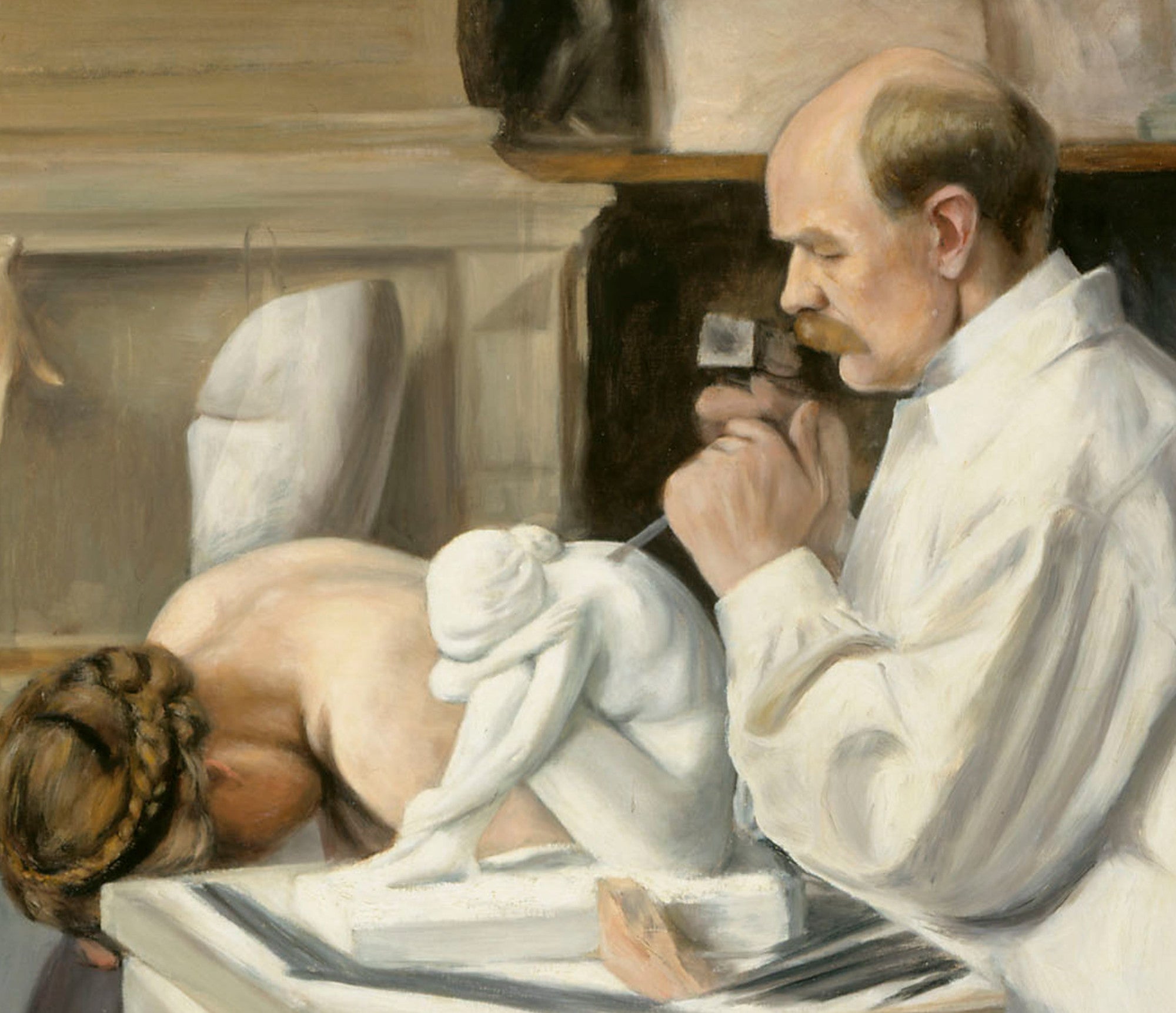 Hugo Simberg Fine Art Print, Portrait of Viktor Malmberg
