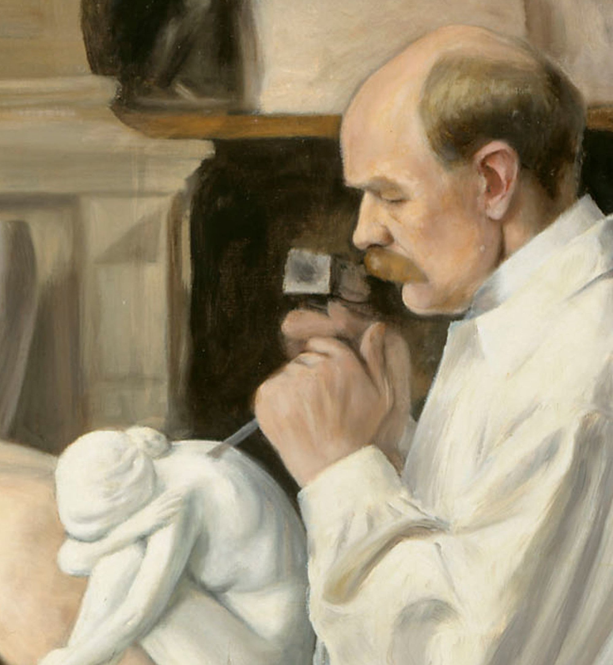 Hugo Simberg Fine Art Print, Portrait of Viktor Malmberg