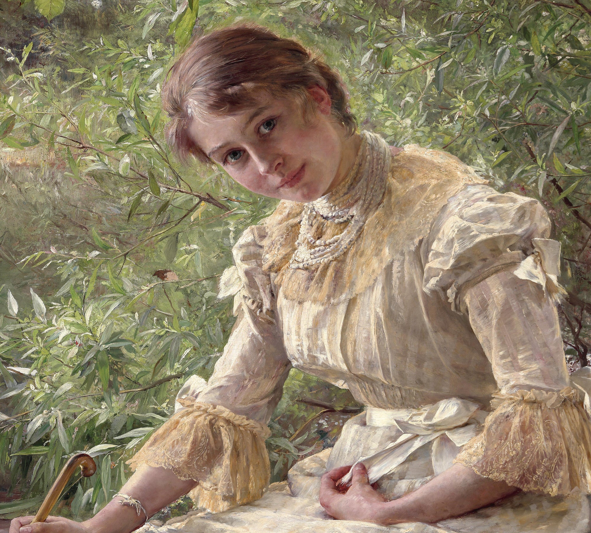 Bertha Wegmann Fine Art Print, Portrait of the artist Marie Triepcke
