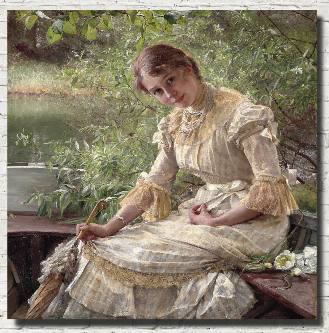 Bertha Wegmann Fine Art Print, Portrait of the artist Marie Triepcke