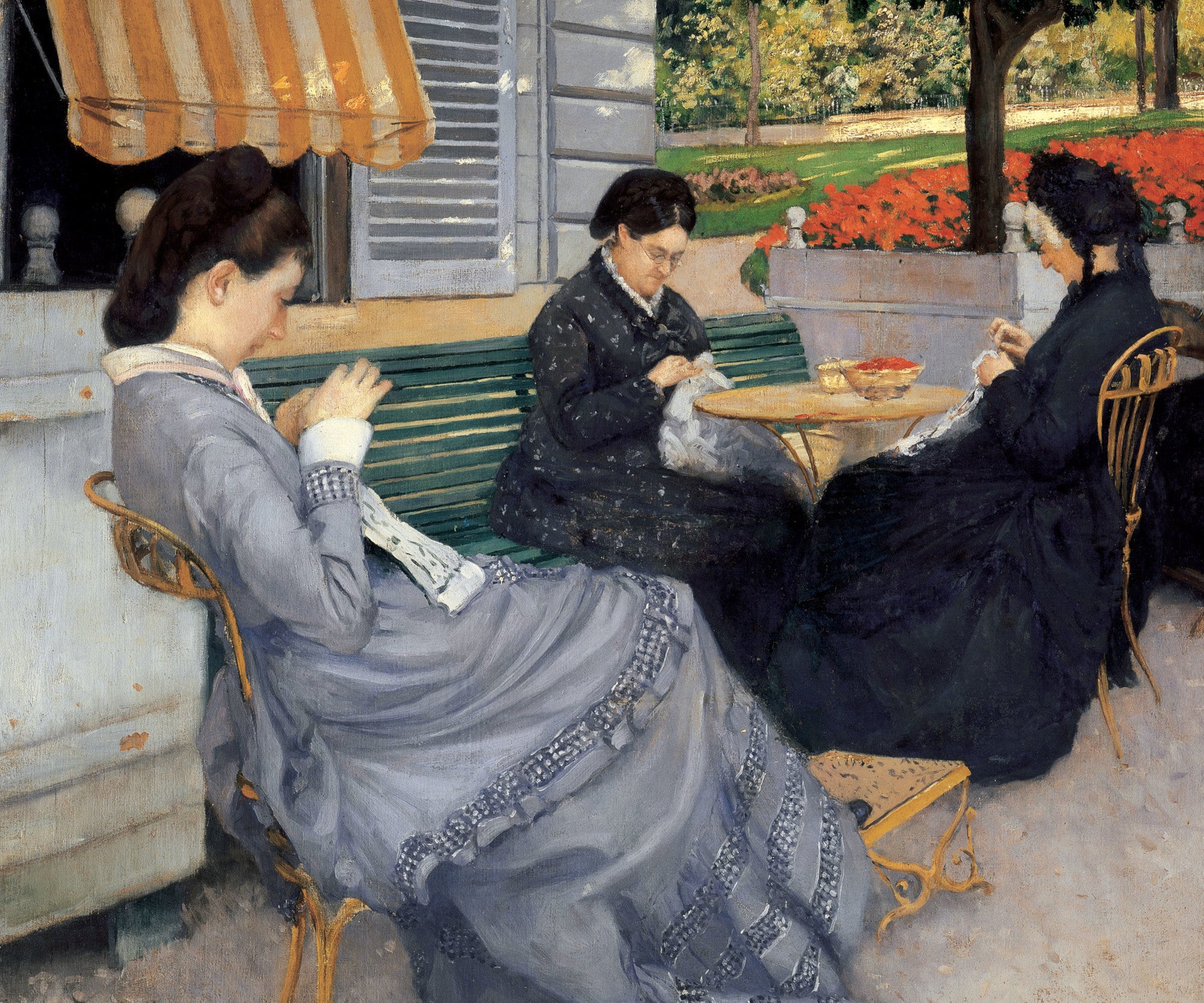 Gustave Caillebotte Fine Art Print : Portraits in the Countryside