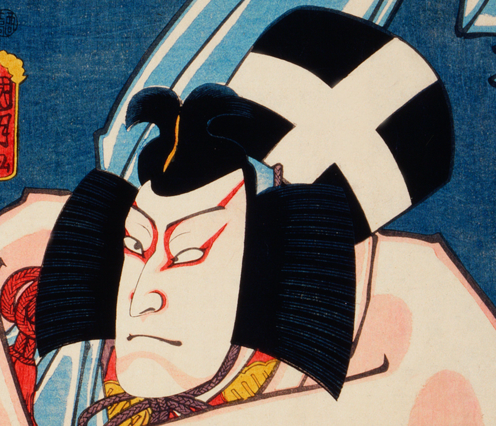 Toyohara Kunichika, Japanese Art Print : Kabuki Actor Portrait