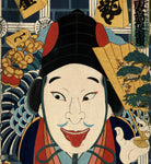 Toyohara Kunichika, Japanese Art Print : Kabuki Theatre Actor
