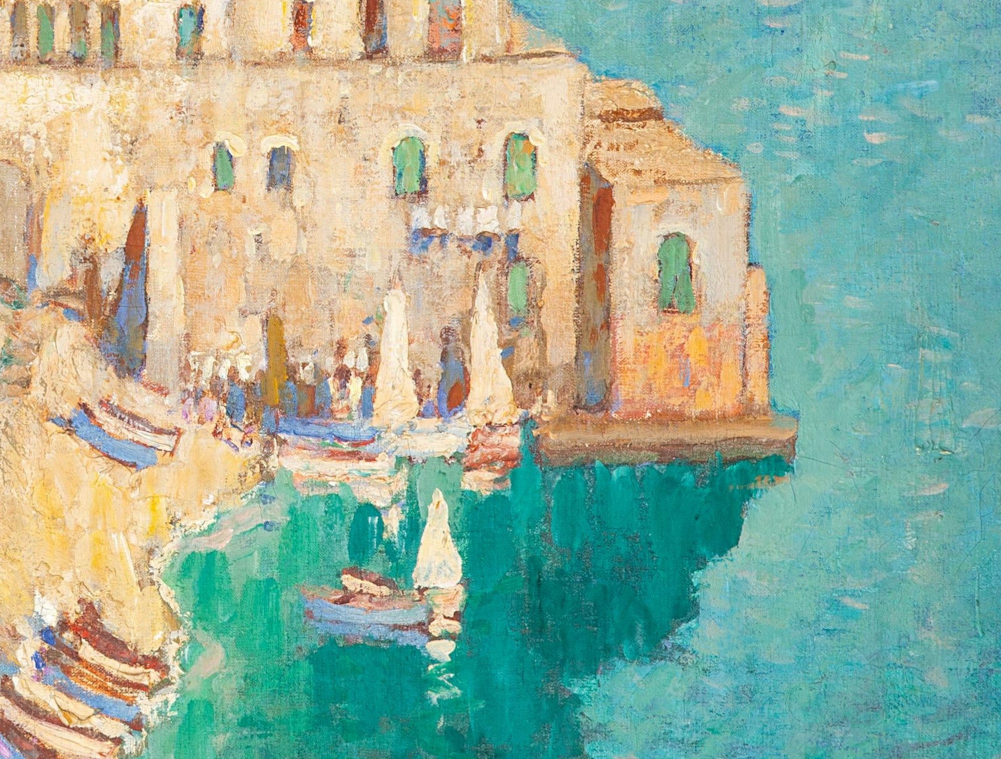 Konstantin Gorbatov Fine Art Print, Posillipo, Naples Coastal landscape