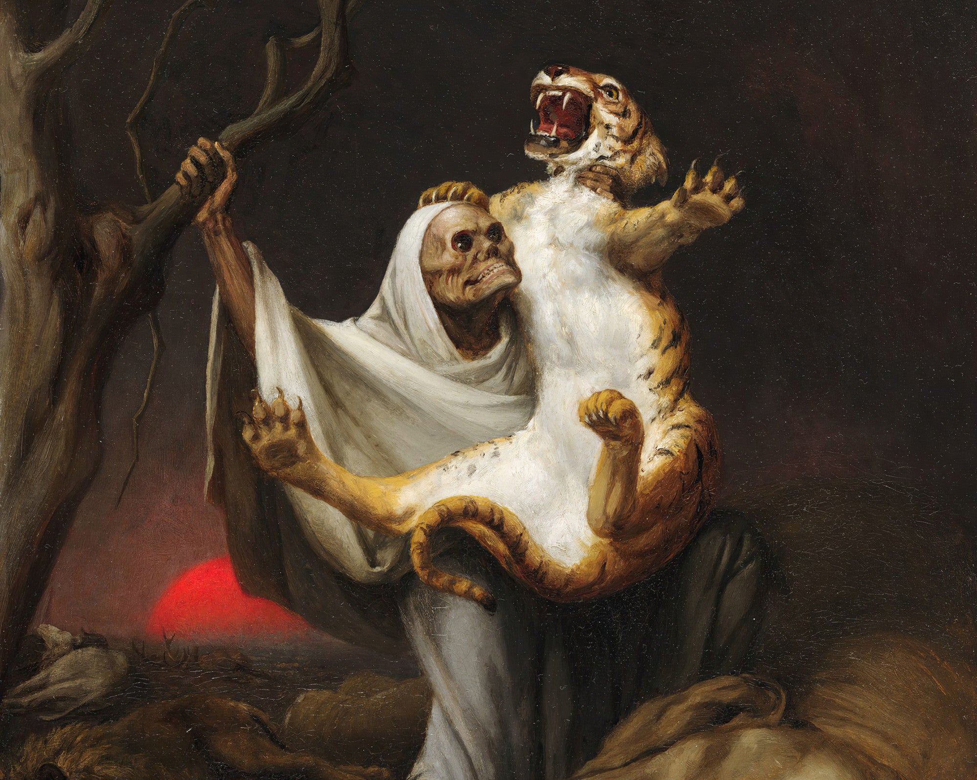 Power Of Death, William Holbrook Beard Fine Art Print