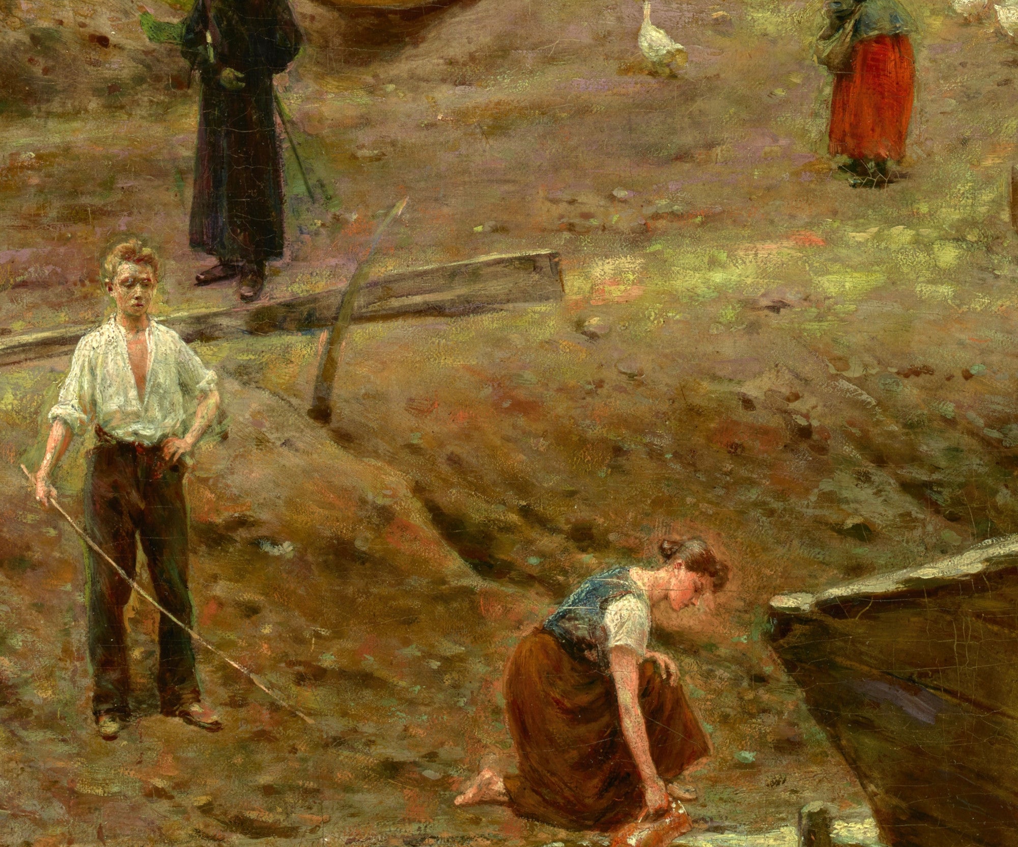 Powiśle (Bank of the Vistula in Warsaw), Aleksander Gierymski Fine Art Print