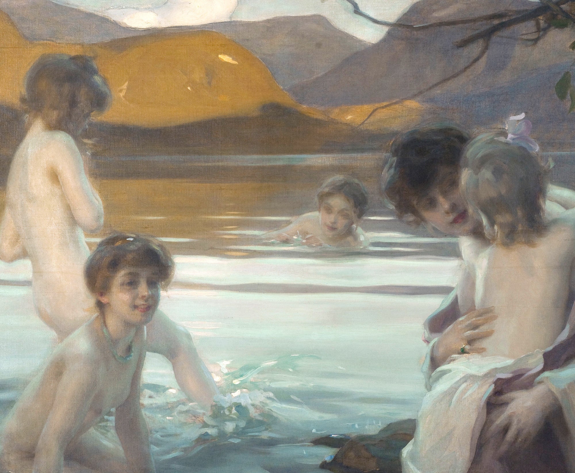 Paul Émile Chabas Fine Art Print, First Bath