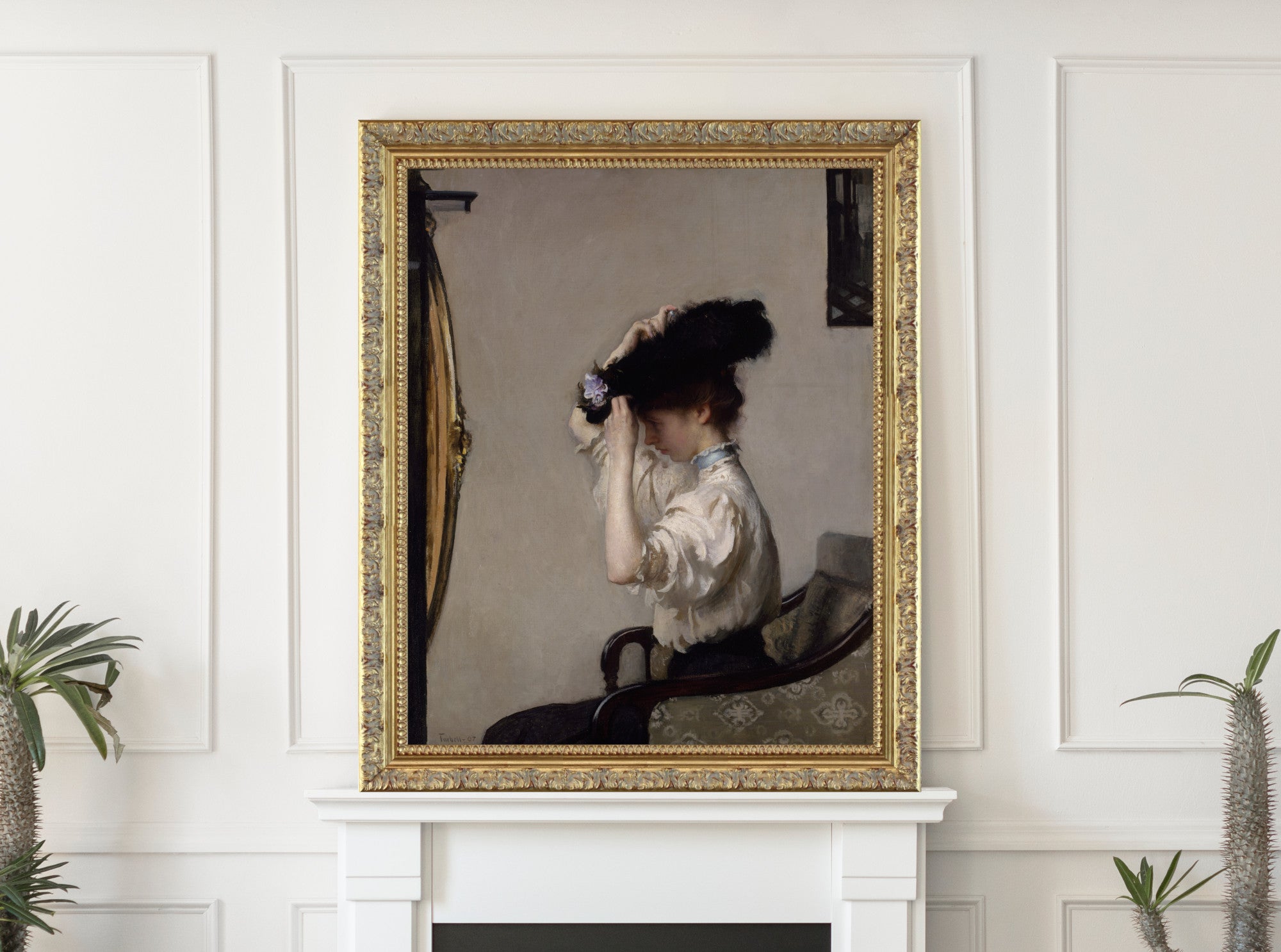 Preparing for the Matinee (1907), Edmund C. Tarbell