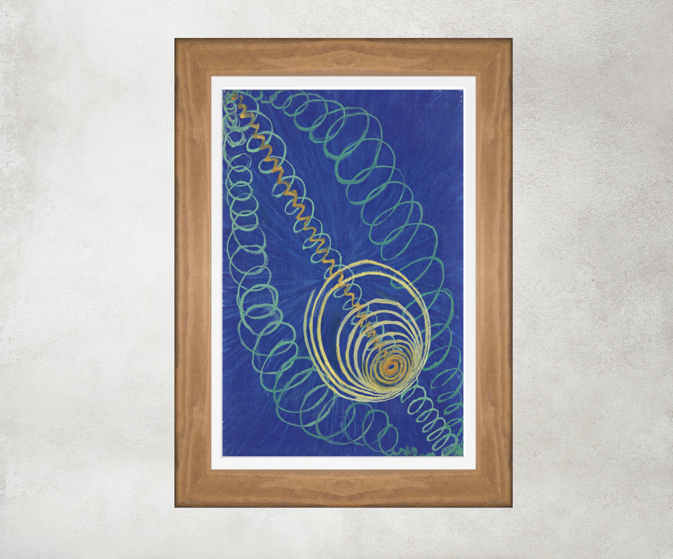 Hilma Af Klint Abstract Framed Art Print, Primordial Chaos - No 16