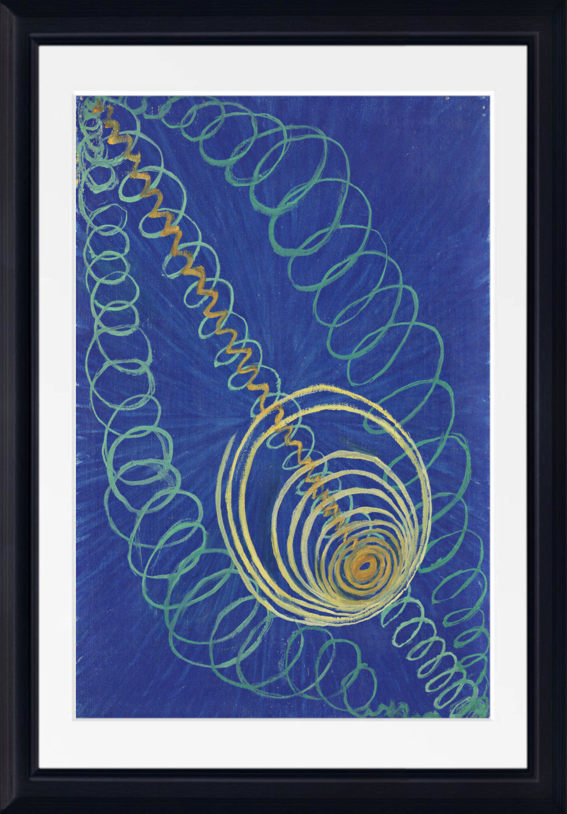 Hilma Af Klint Abstract Framed Art Print, Primordial Chaos - No 16
