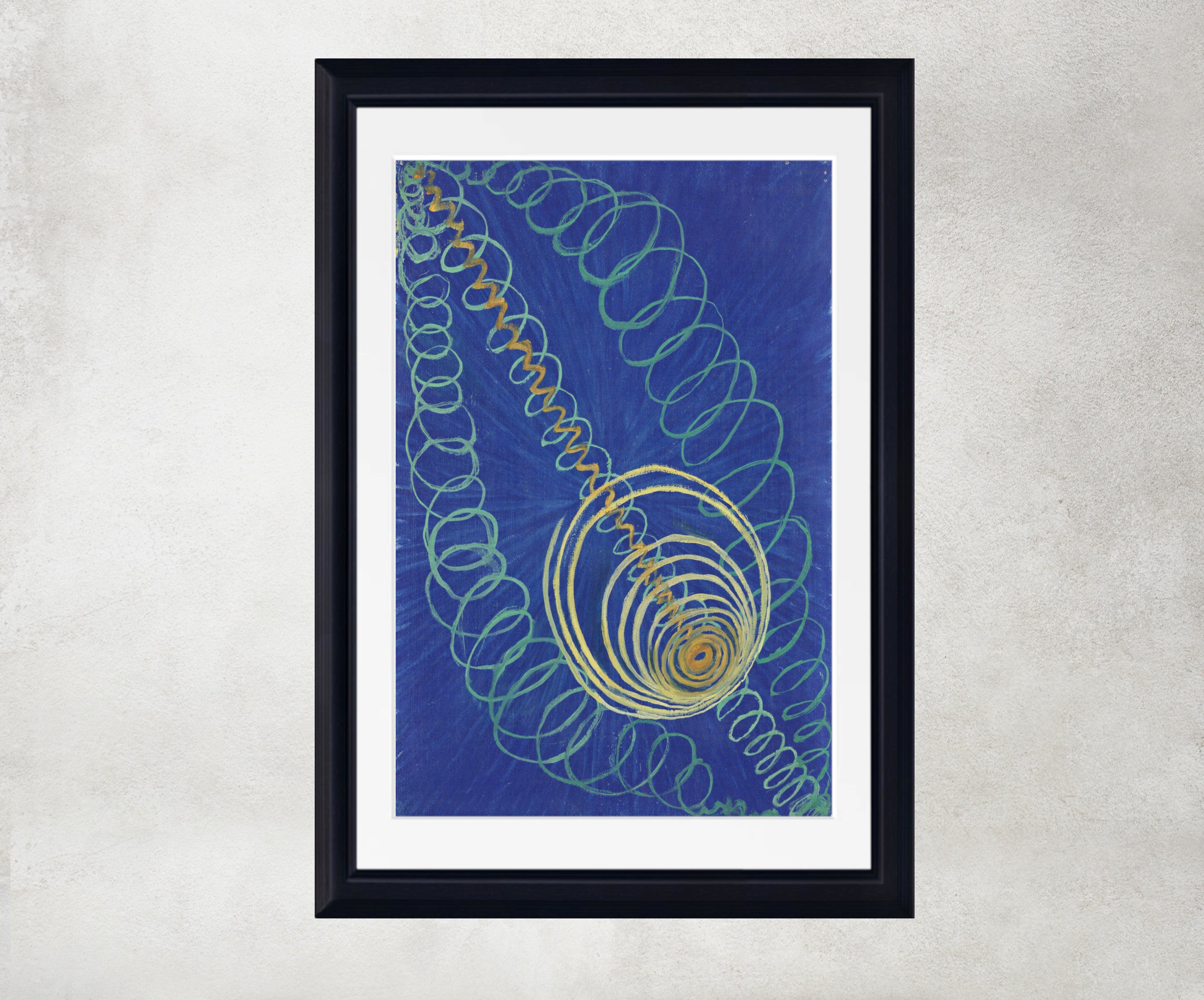 Hilma Af Klint Abstract Framed Art Print, Primordial Chaos - No 16