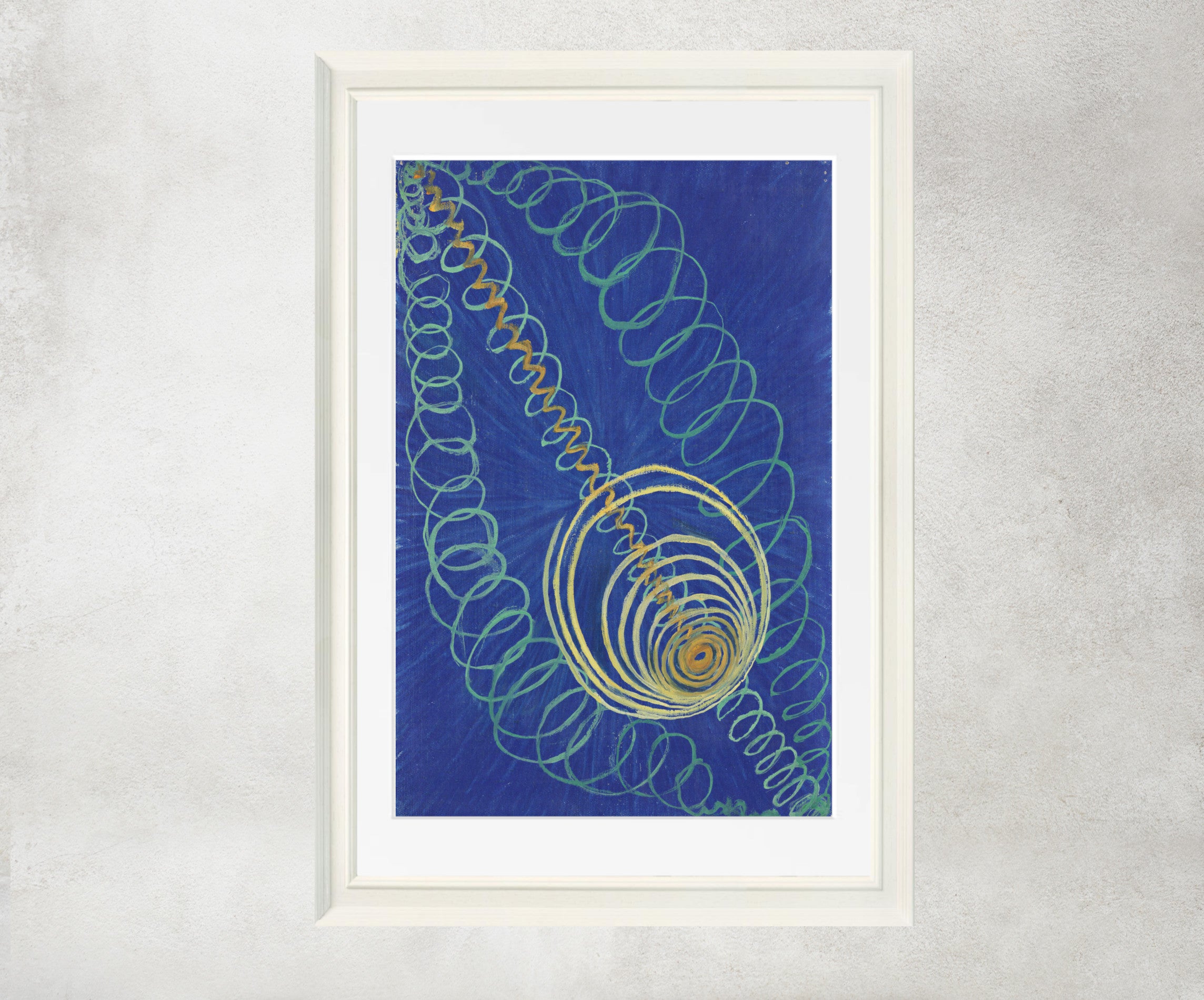 Hilma Af Klint Abstract Framed Art Print, Primordial Chaos - No 16