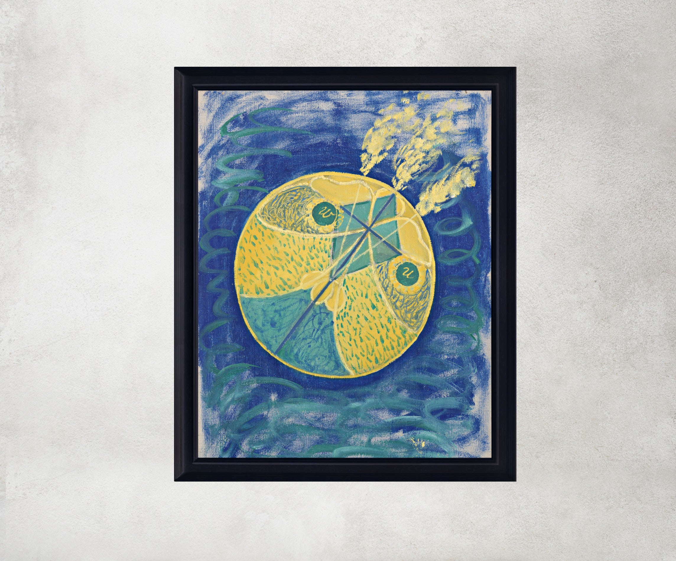 Hilma Af Klint Abstract Framed Art Print, Primordial Chaos - No 7