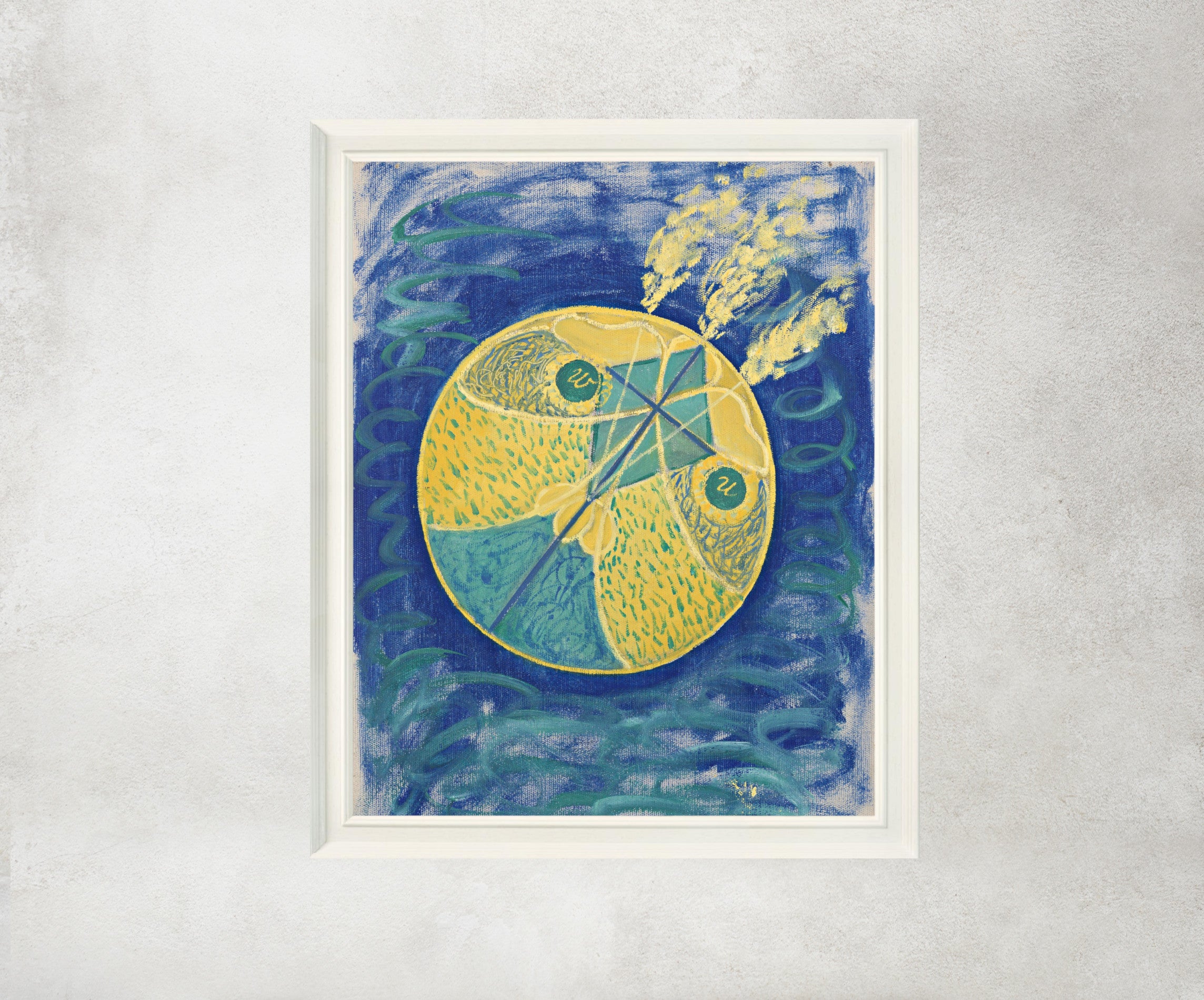 Hilma Af Klint Abstract Framed Art Print, Primordial Chaos - No 7