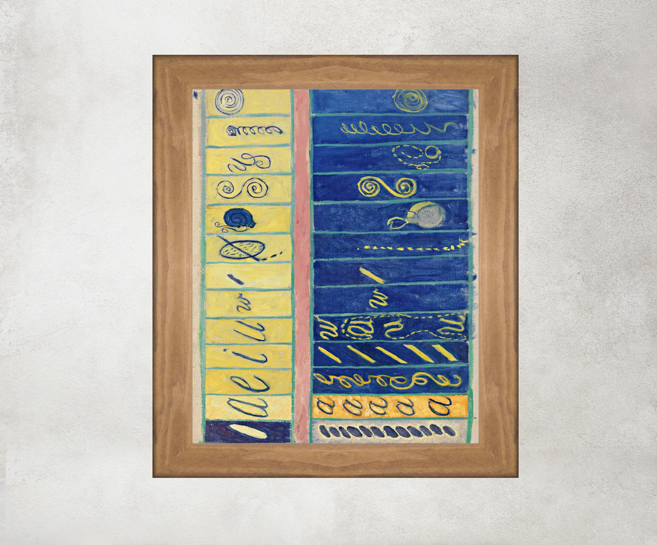 Hilma Af Klint Abstract Framed Art Print, Primordial Chaos - No 10