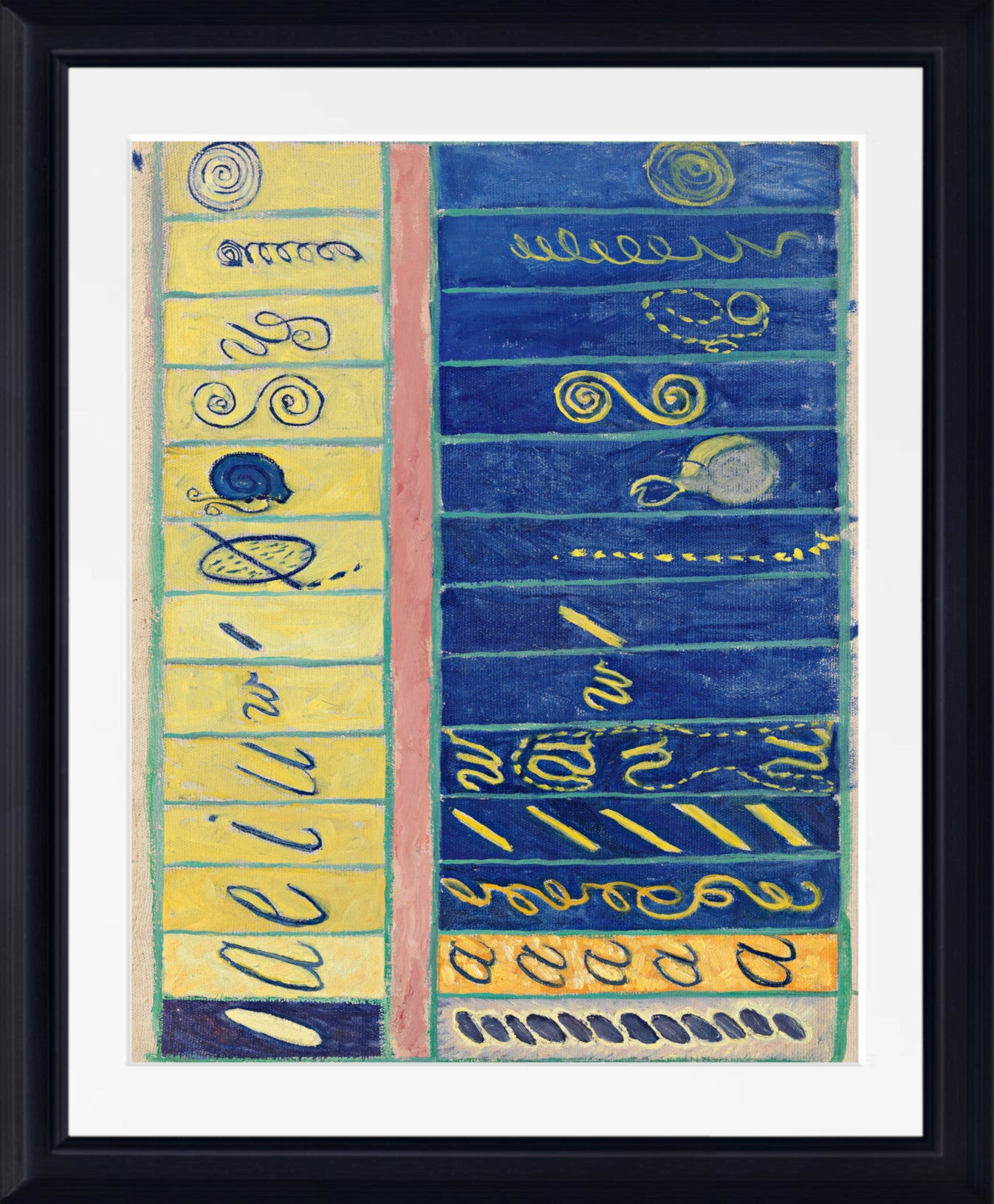 Hilma Af Klint Abstract Framed Art Print, Primordial Chaos - No 10