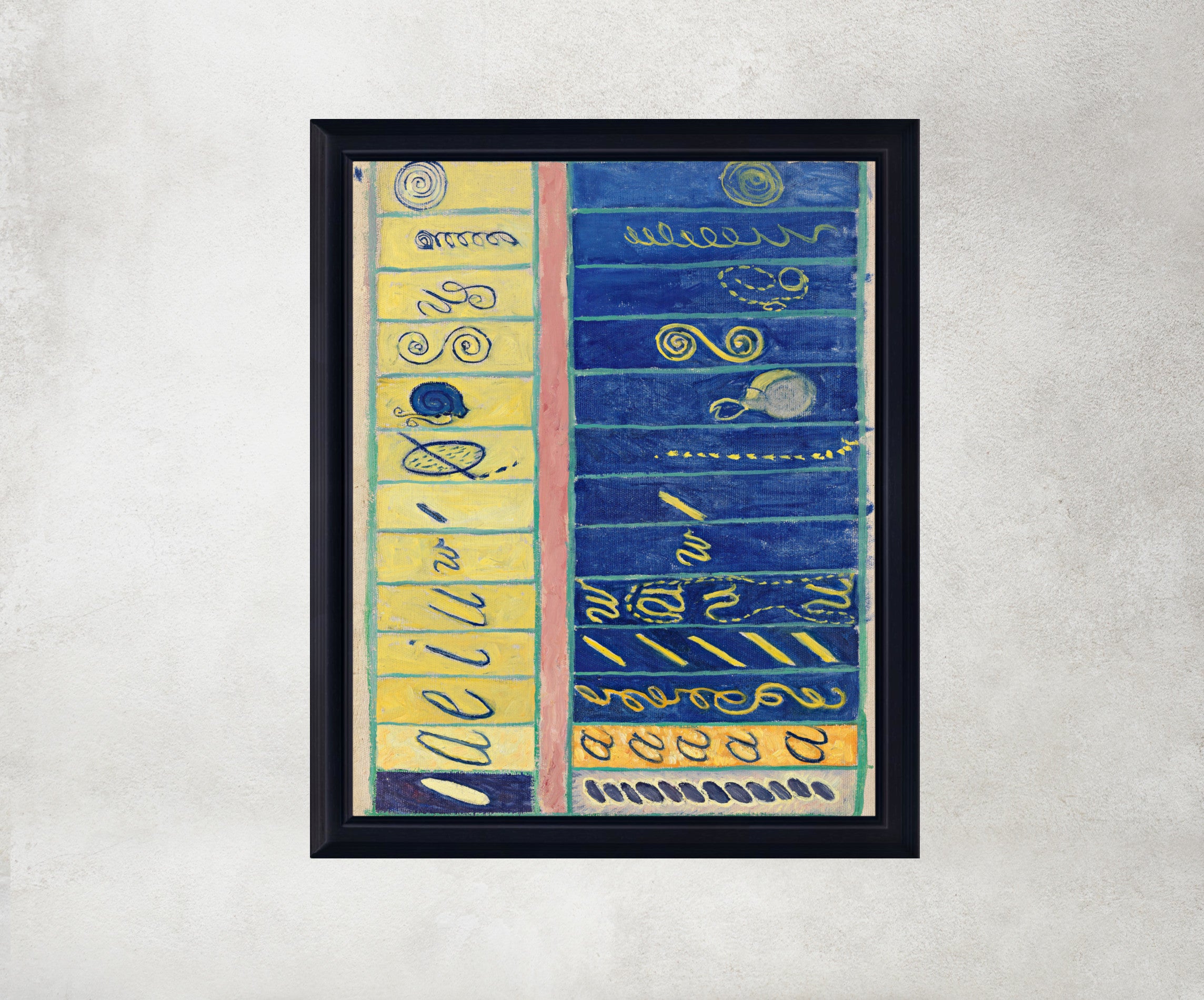 Hilma Af Klint Abstract Framed Art Print, Primordial Chaos - No 10