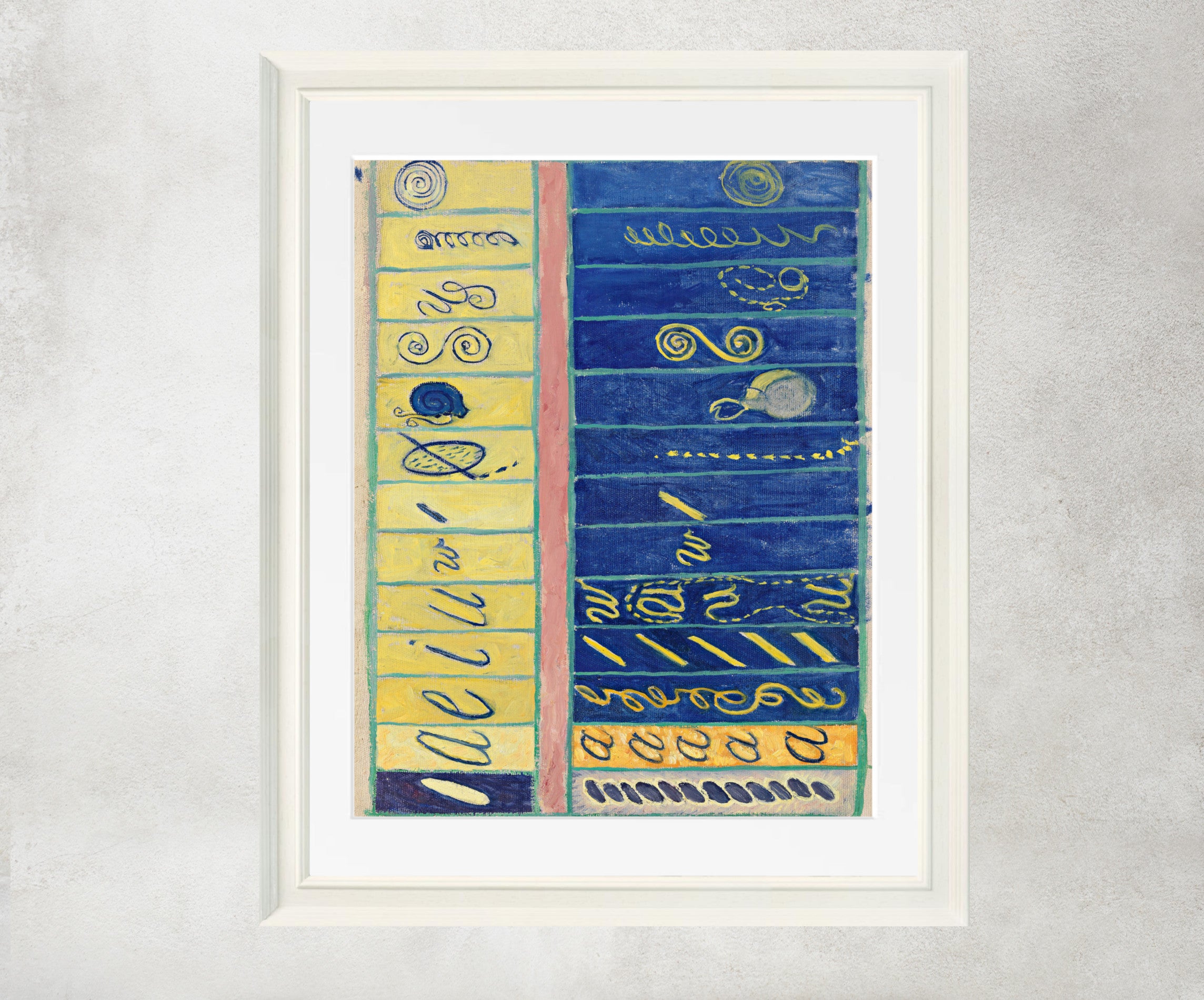 Hilma Af Klint Abstract Framed Art Print, Primordial Chaos - No 10