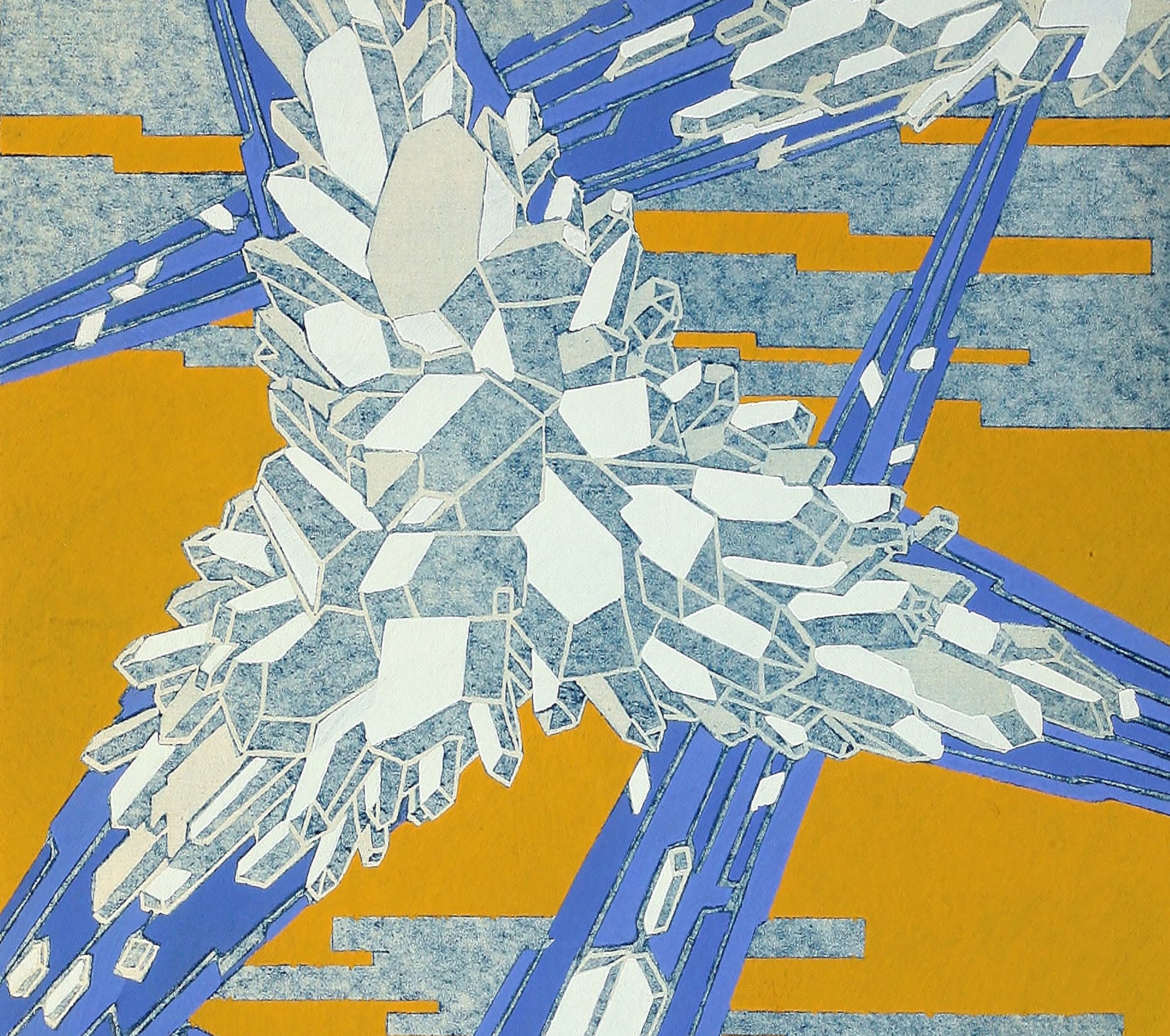 Prismes-19, Emile-Allain Séguy Abstract Art Print