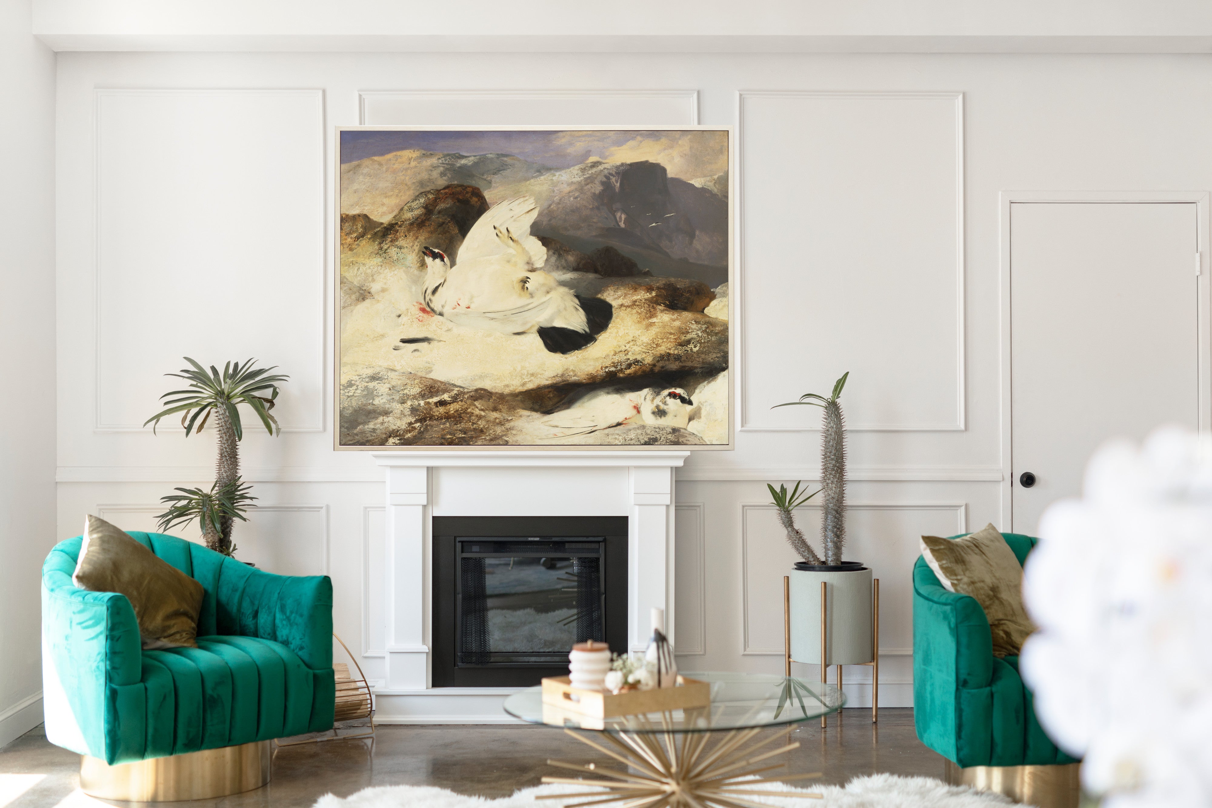 Ptarmigan in a Landscape, Edwin Landseer Fine Art Print