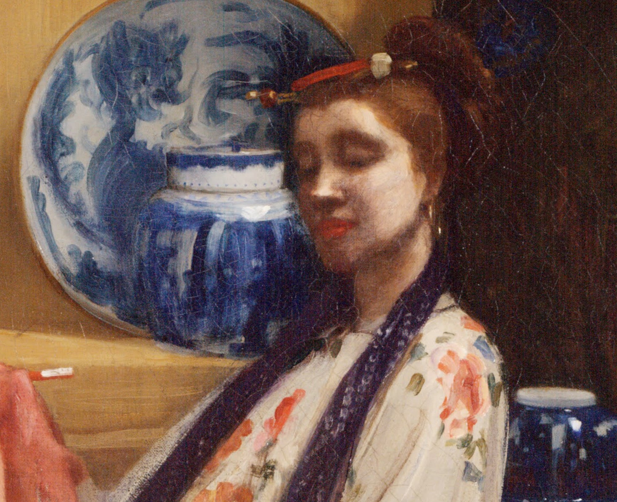 James Whistler Fine Art Print, Purple and Rose, The Lange Leizen of the Six Marks