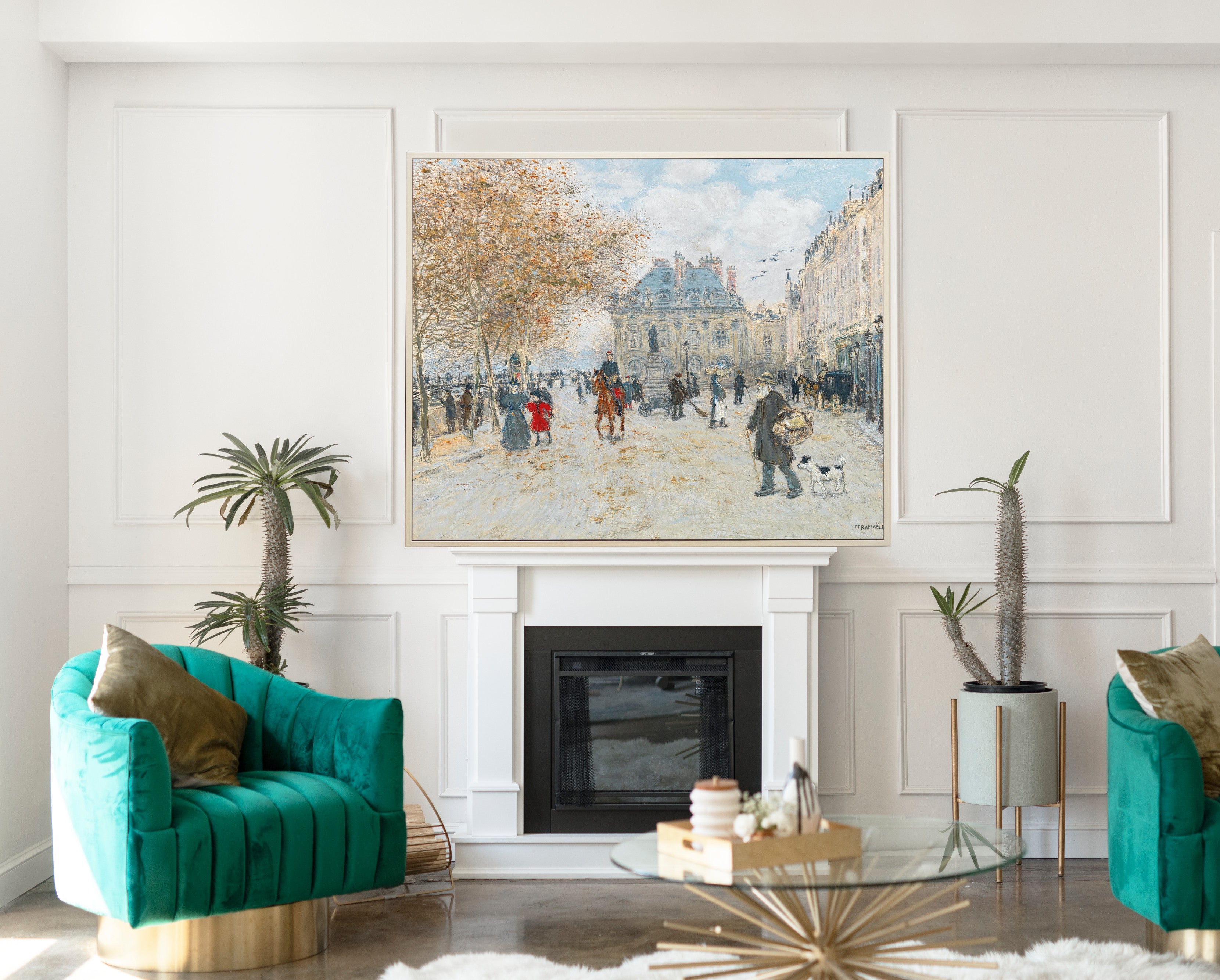 Quai Malaquais Paris, Jean-François Raffaëlli Fine Art Print