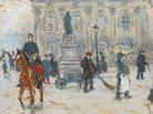 Quai Malaquais Paris, Jean-François Raffaëlli Fine Art Print