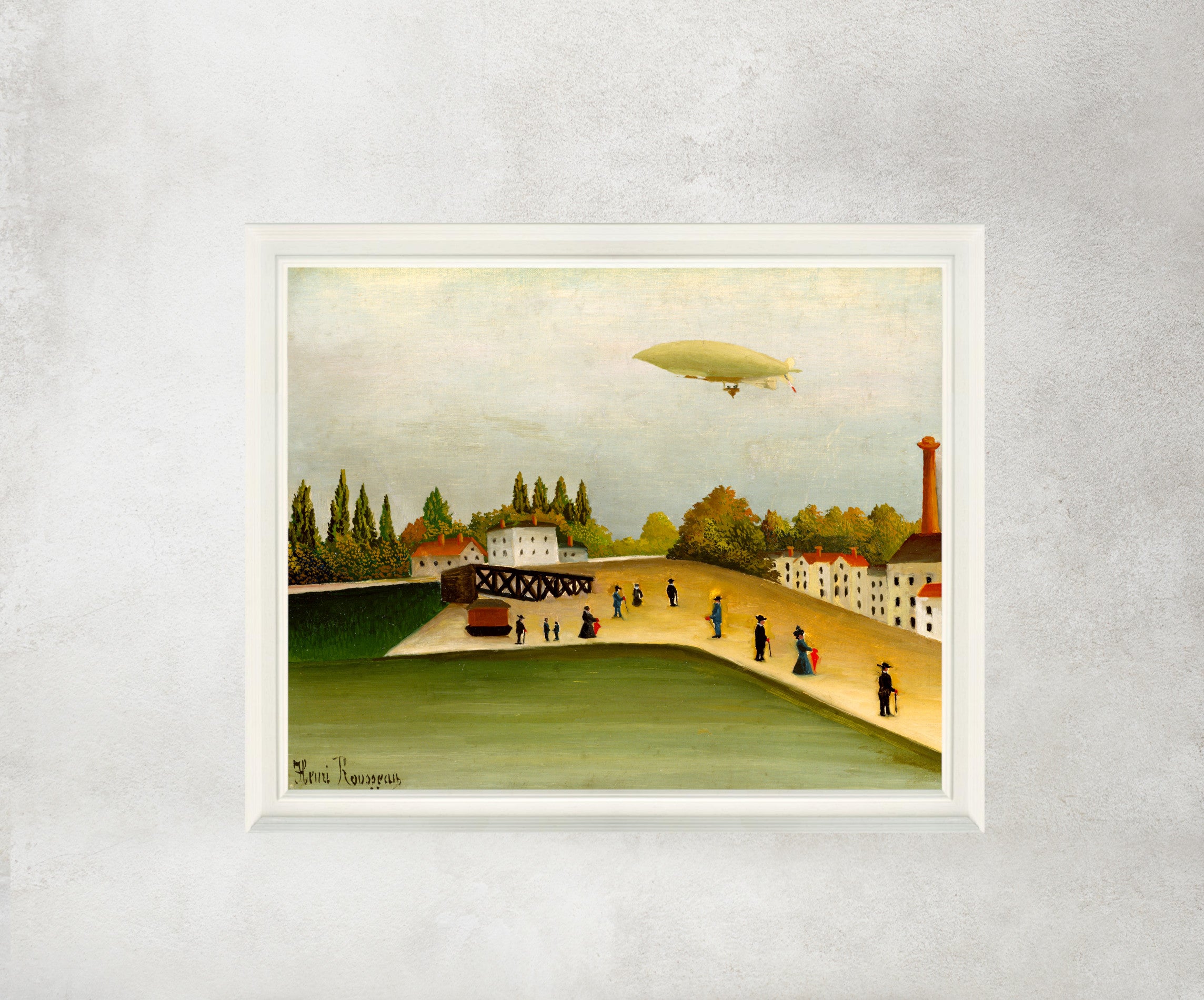 Quai d'Ivry, Henri Rousseau Framed Art Print