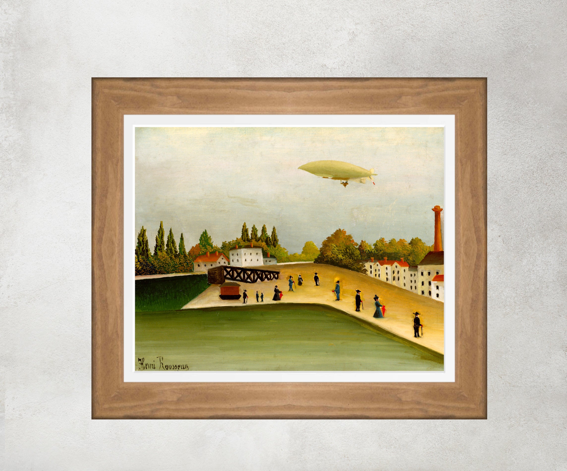 Quai d'Ivry, Henri Rousseau Framed Art Print