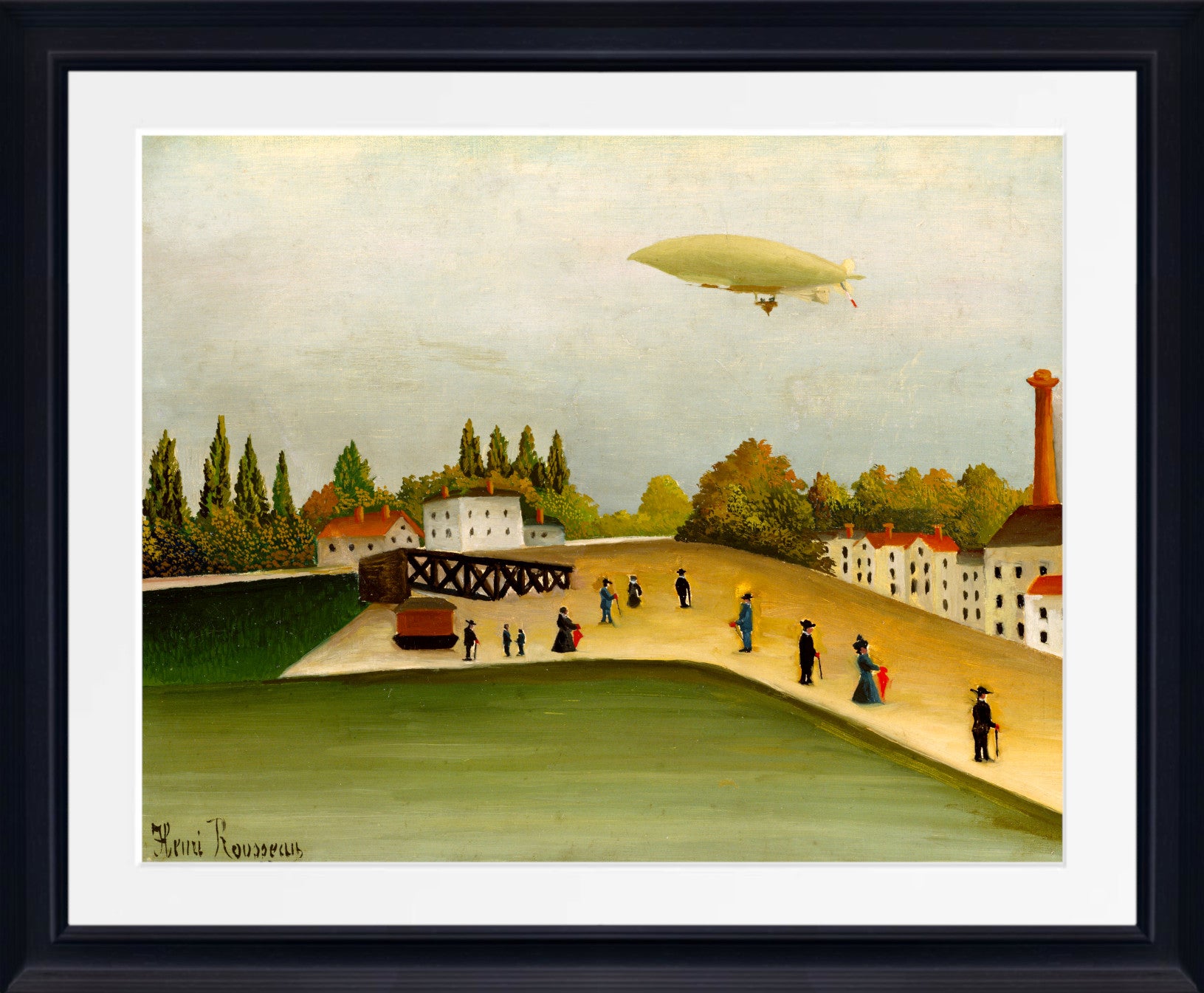 Quai d'Ivry, Henri Rousseau Framed Art Print