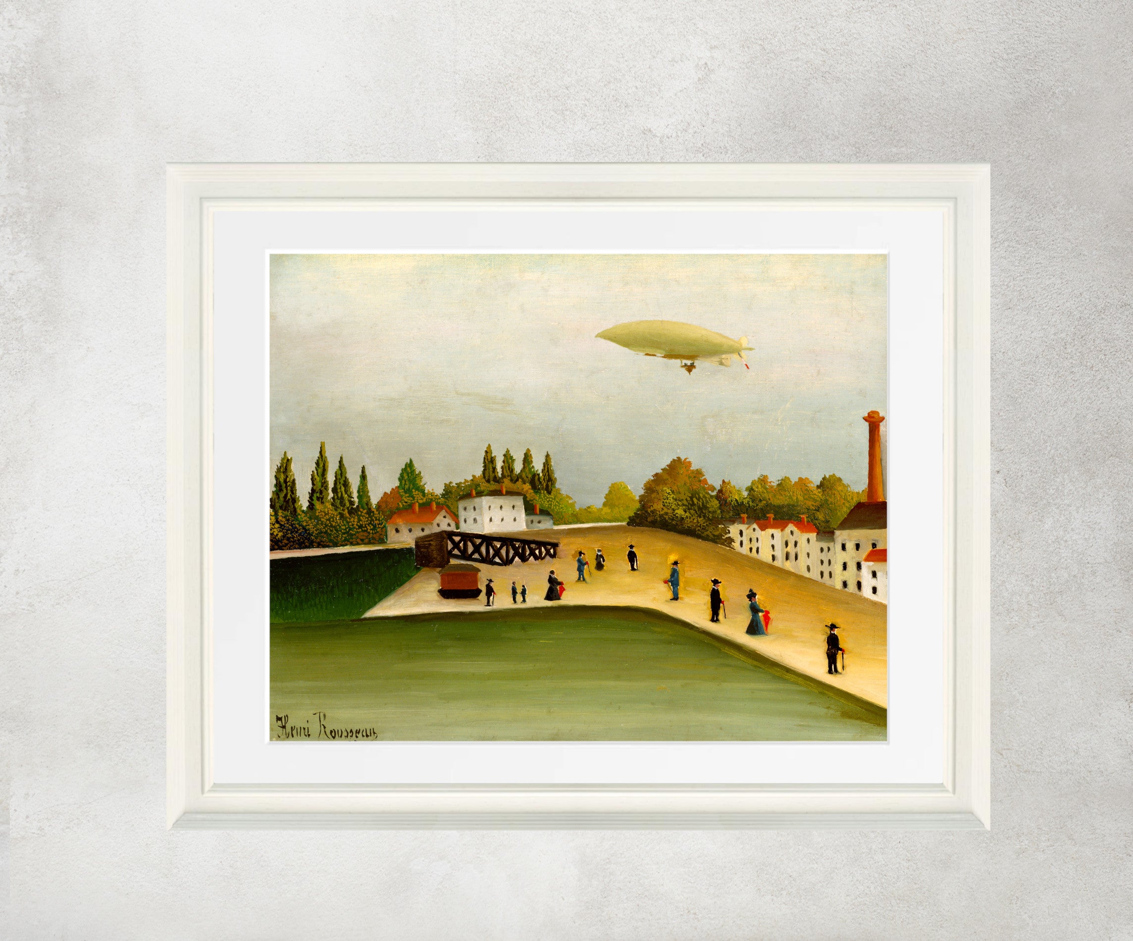 Quai d'Ivry, Henri Rousseau Framed Art Print