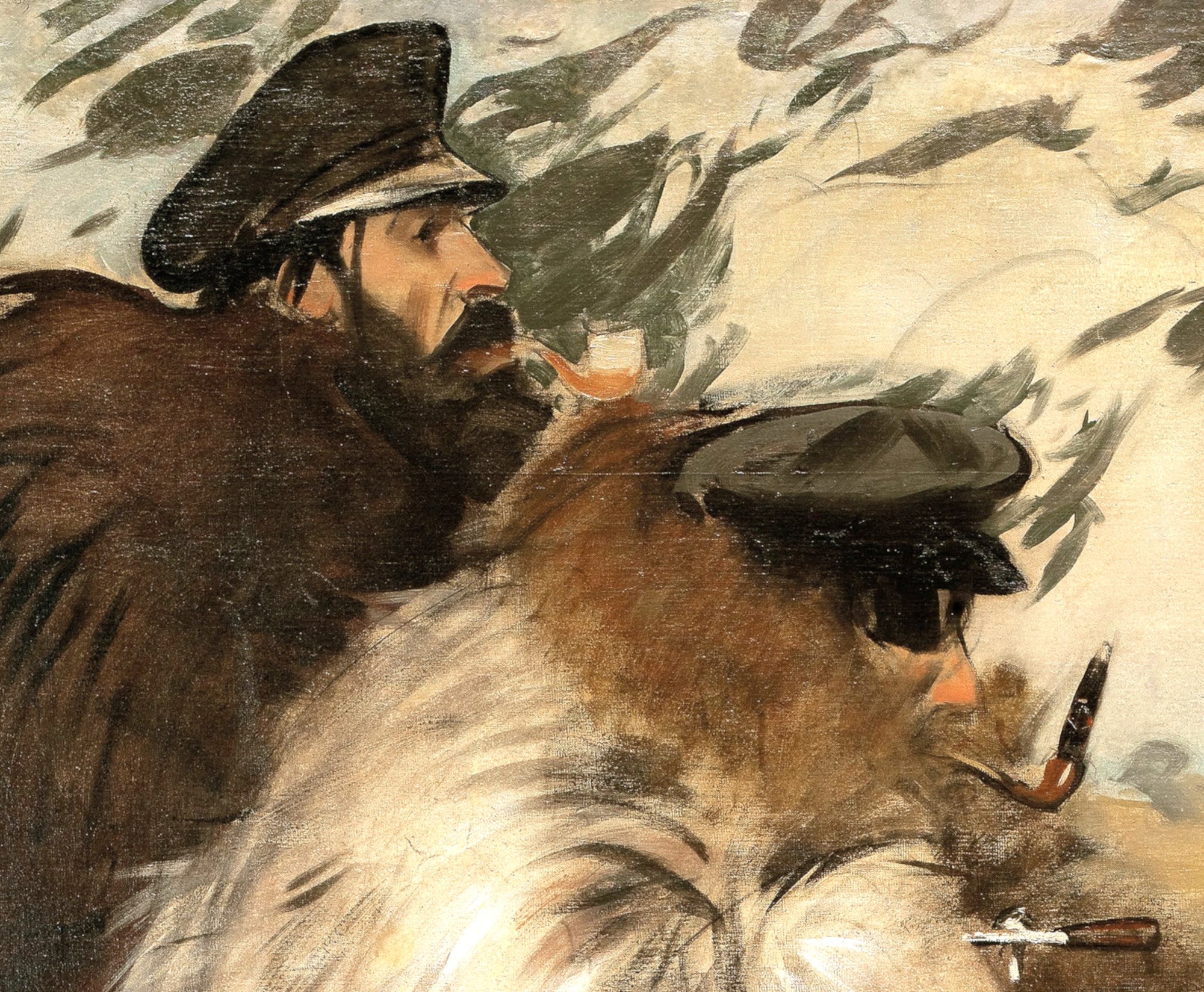 Ramon Casas Fine Art Print, Ramon Casas and Pere Romeu in an Automobile