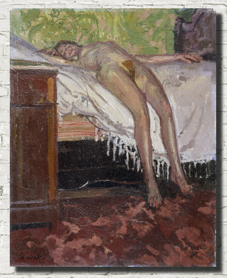 Walter Sickert Post-Impressionist Fine Art Print, Reclining Nude