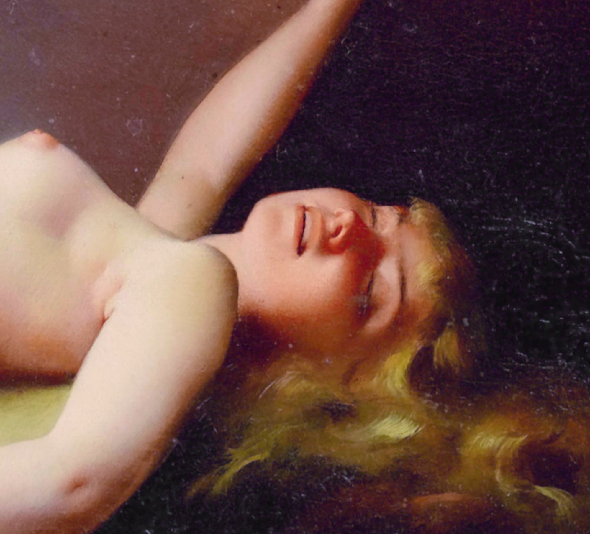 Luis Ricardo Falero Fine Art Print, Reclining Nude