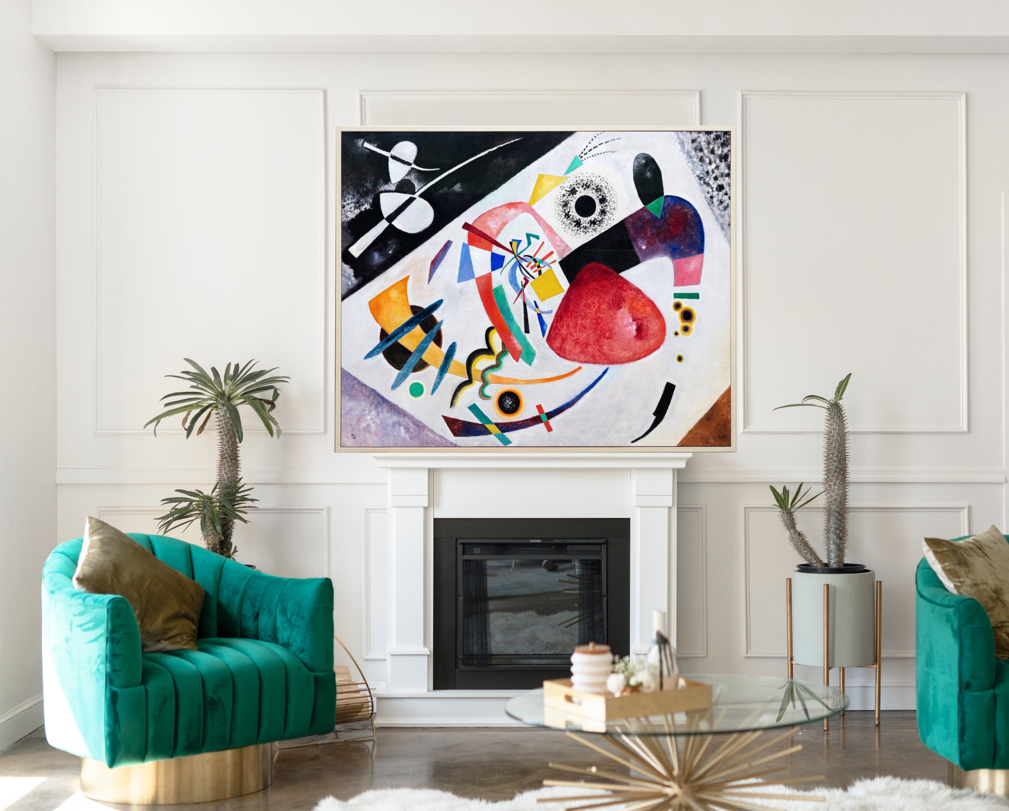 Red Spot II, Wassily Kandinsky Abstract Fine Art Print
