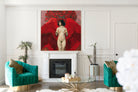 Red Angel, Karl Mediz Fine Art Print