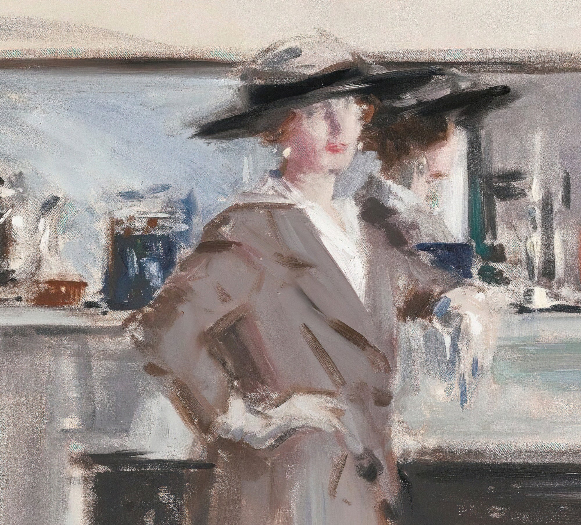 Reflections, Standing Portrait, Francis Cadell Fine Art Print