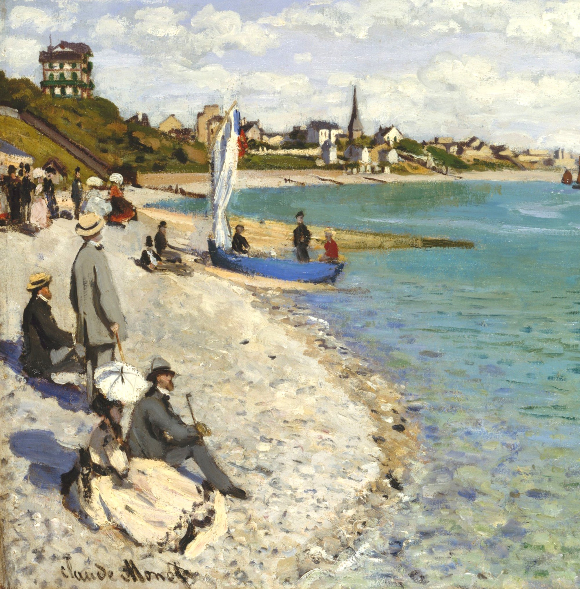 Claude Monet Fine Art Print, Regatta at Sainte-Adresse