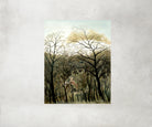 Rendez-Vous in the Forest, Henri Rousseau Framed Art Print