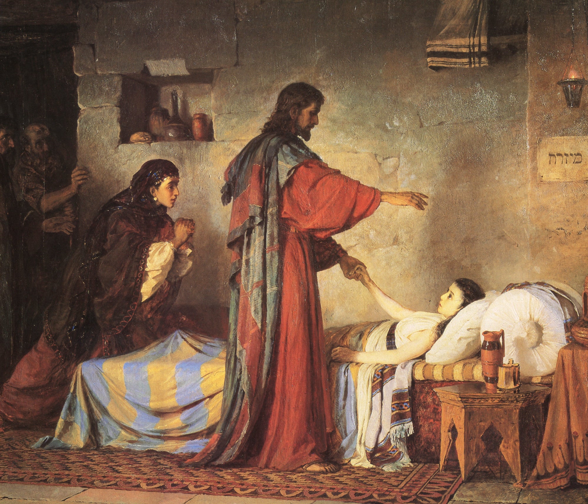 Vasily Polenov Fine Art Print, Ressurection of Jairus' daughter
