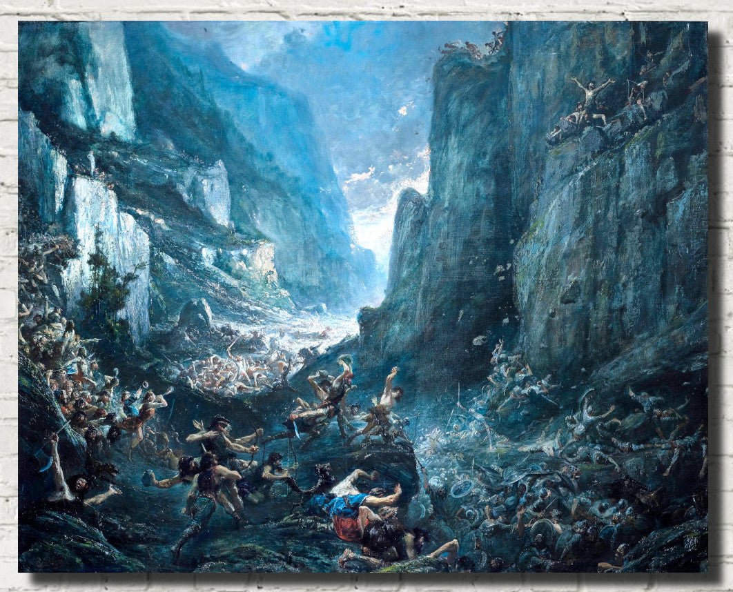 Gustave Dore Fine Art Print : Roland à Roncevaux