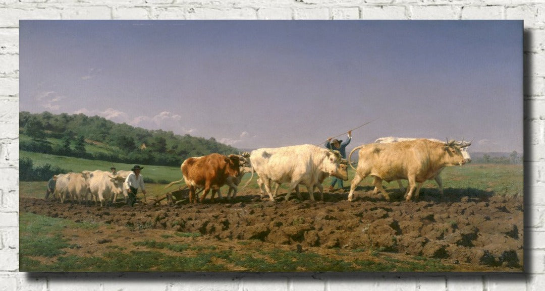 Rosa Bonheur Fine Art Print : Ploughing in Nevers