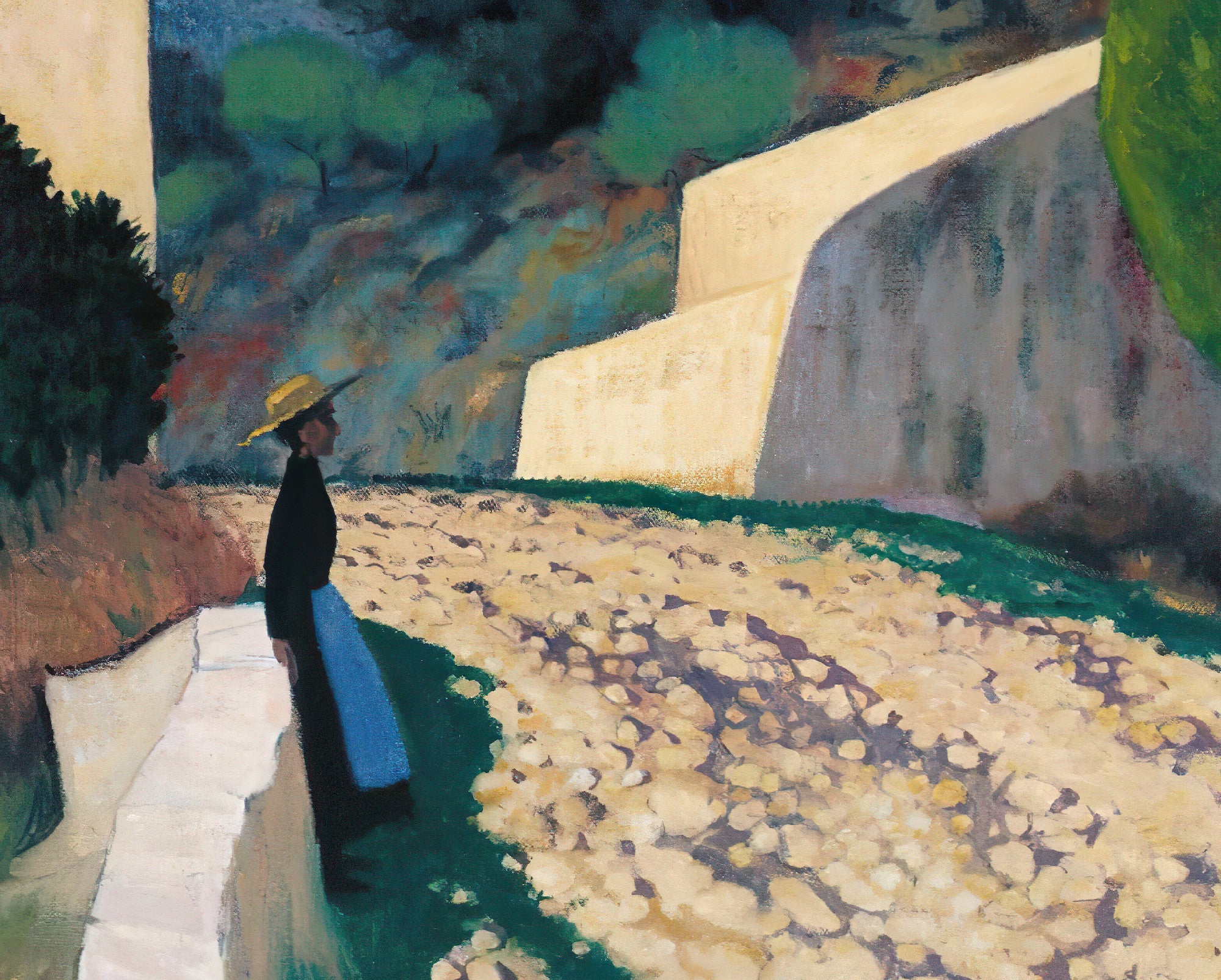 Route à Saint-Paul, Félix Vallotton