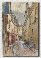 Frederic Anatole Houbron Fine Art Print, Rue Chanoinesse, in 1905. 4th arrondissement