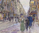 Frederic Anatole Houbron Fine Art Print, Rue de Bretagne, in 1908. 3rd arrondissement