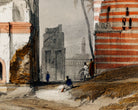 Ruined mosques in the desert west of the Citadel, David Roberts Fine Art Print