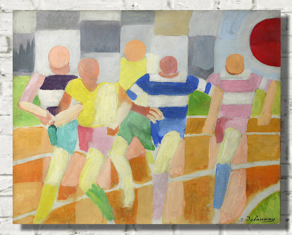Robert Delaunay, The Runners (Les Coureurs 1924)