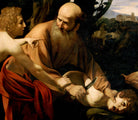 Caravaggio Baroque Fine Art Print, Sacrifice_of_Isaac